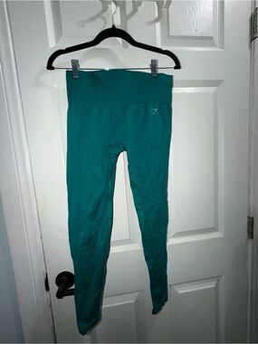 Gymshark Teal High-Waist Performance Leggings